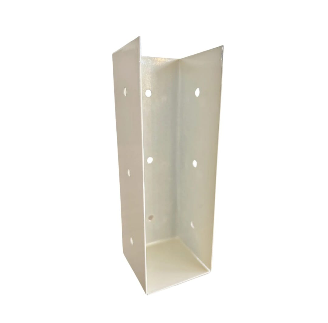 Aluminium beam brackets in listed size options