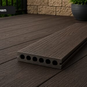 Brown WPC Hollow Decking Sydney