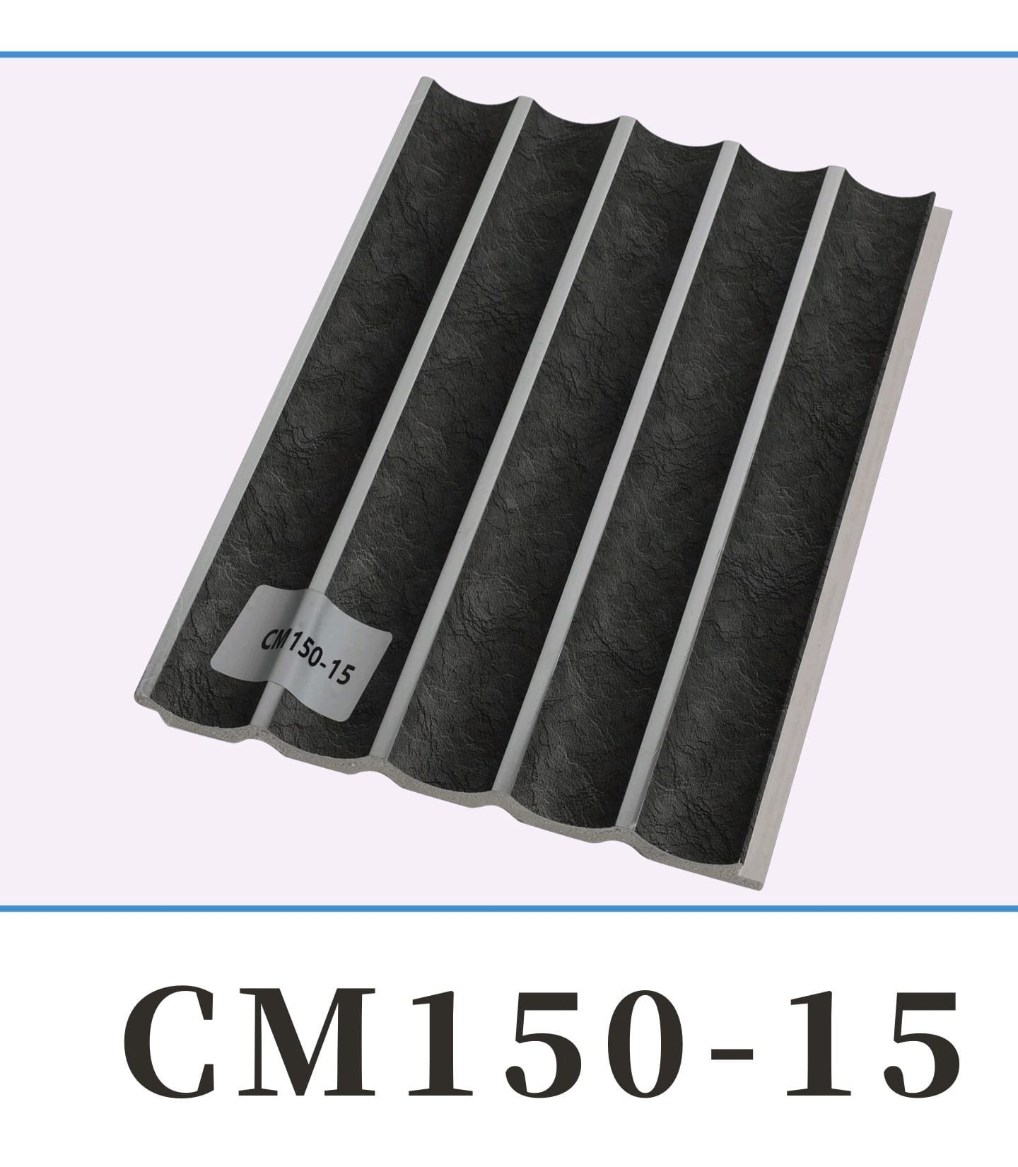CM150-15 Fluted Decorative PVC Wall Panel