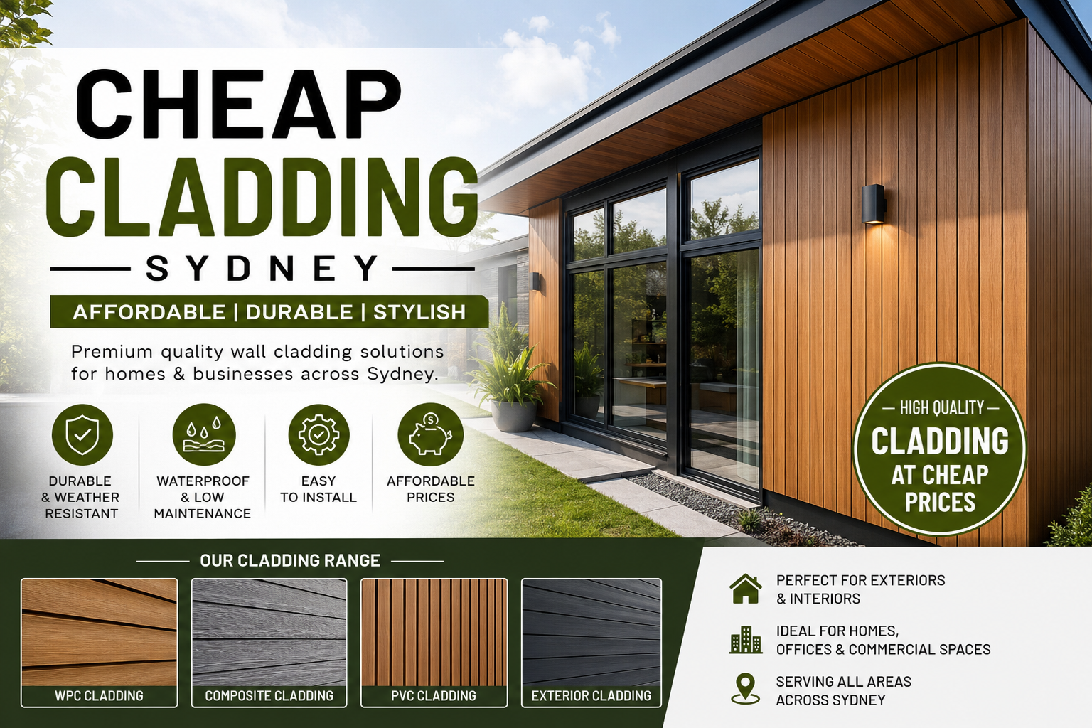5 Cheap Cladding Sydney