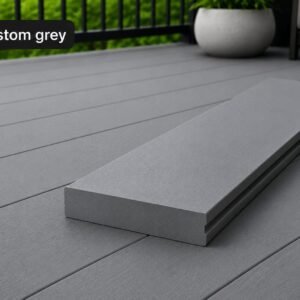 Custom Grey WPC Solid Decking
