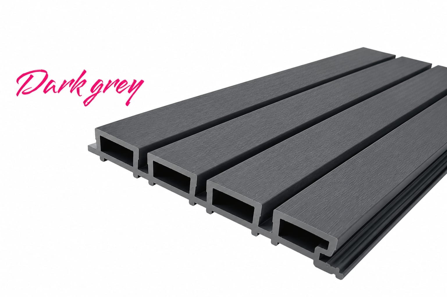 Dark Grey WPC Wall Panel