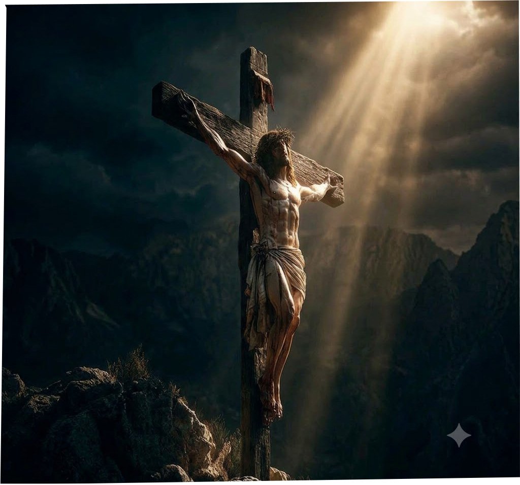Divine Crucifix UV Marble Sheet