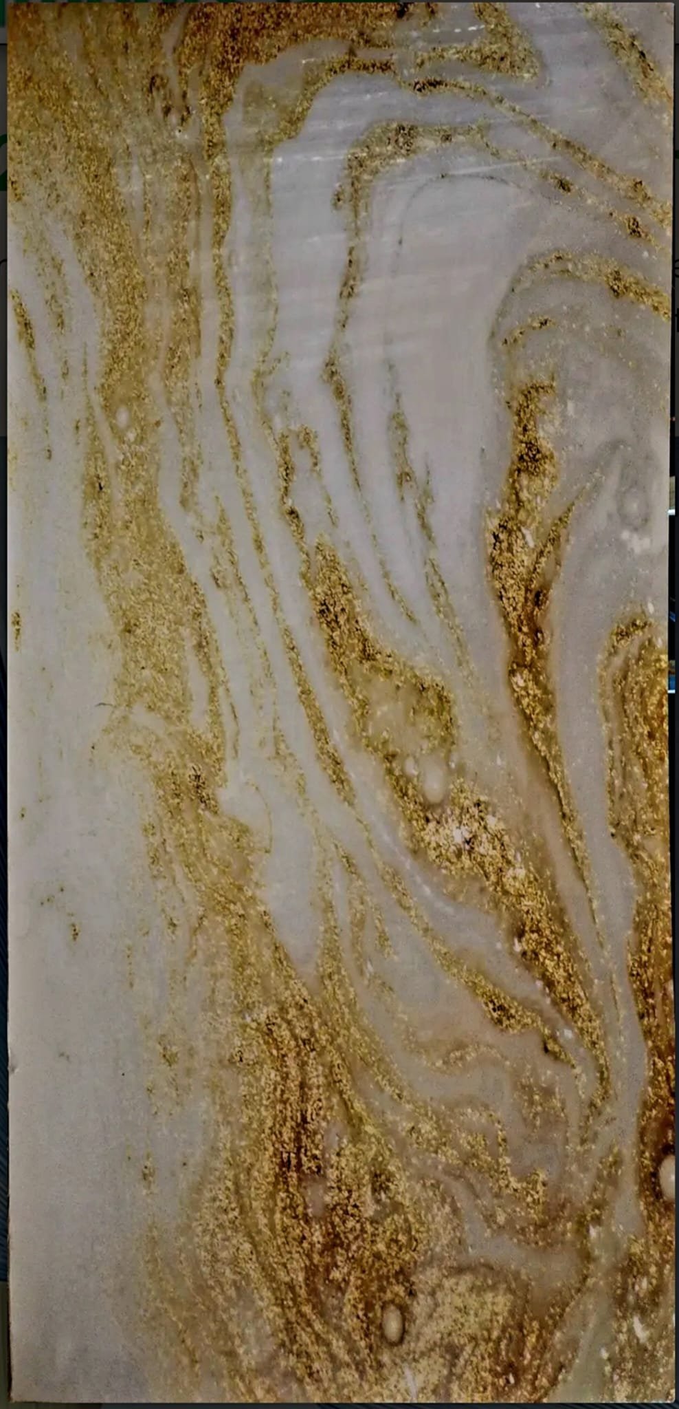 Golden Onyx Flow UV Marble Sheet