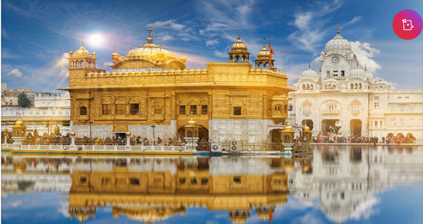 Golden Temple UV Marble Sheet Sydney