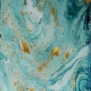 Imperial Teal Marble UV Marble Sheet