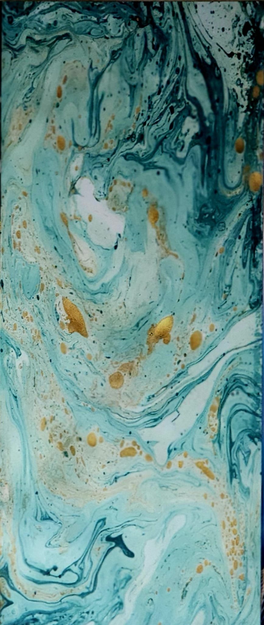 Imperial Teal Marble UV Marble Sheet