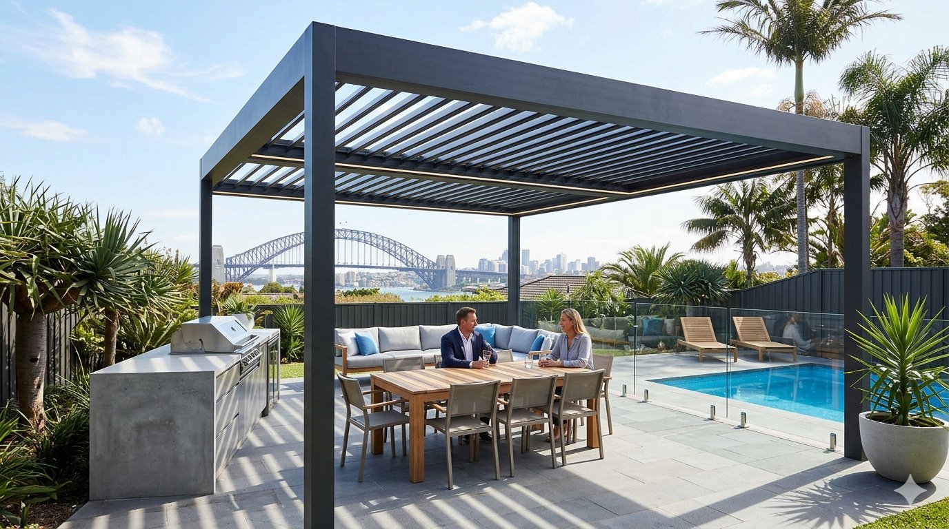 Louvered Pergola Sydney 1
