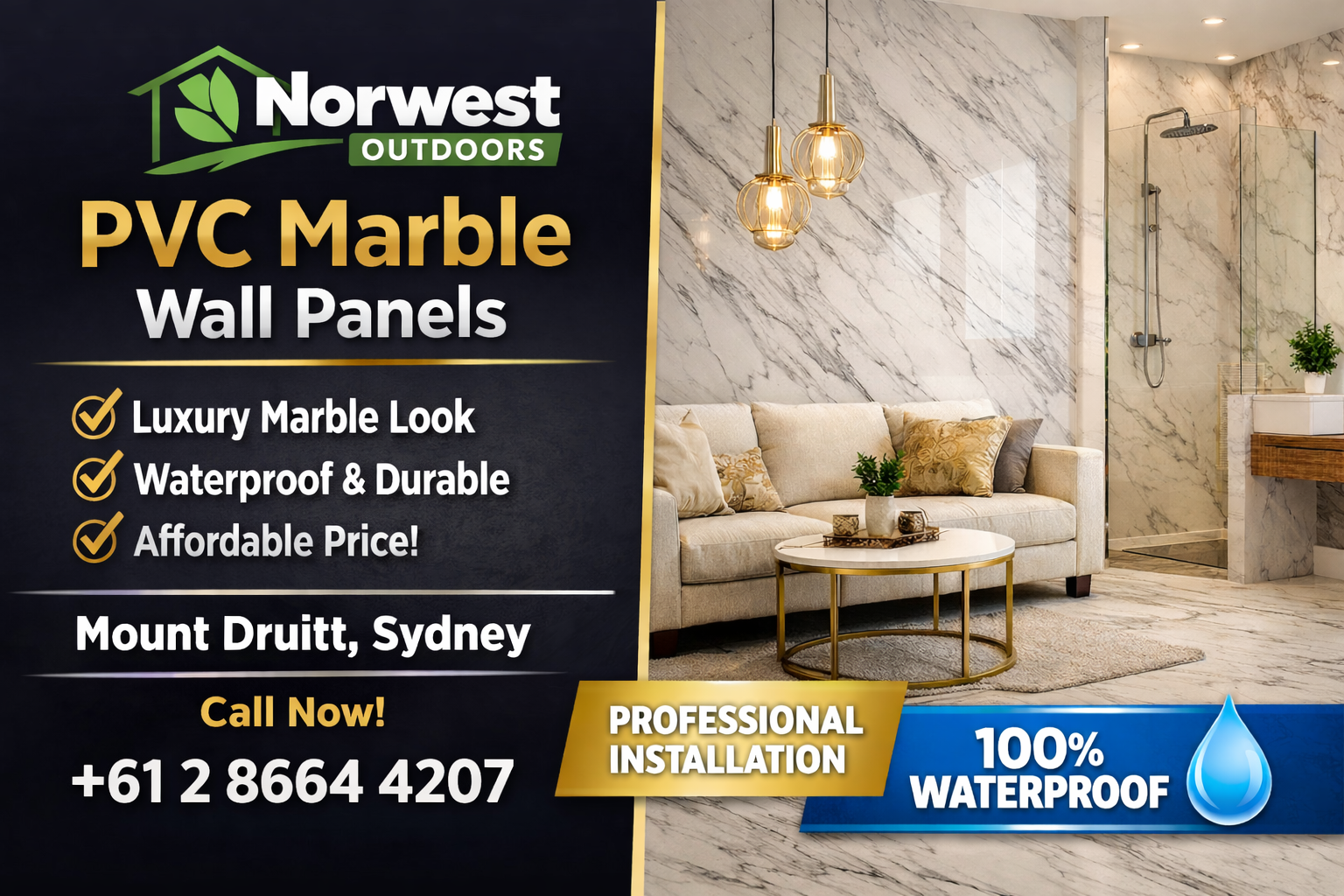 PVC Marble Panels