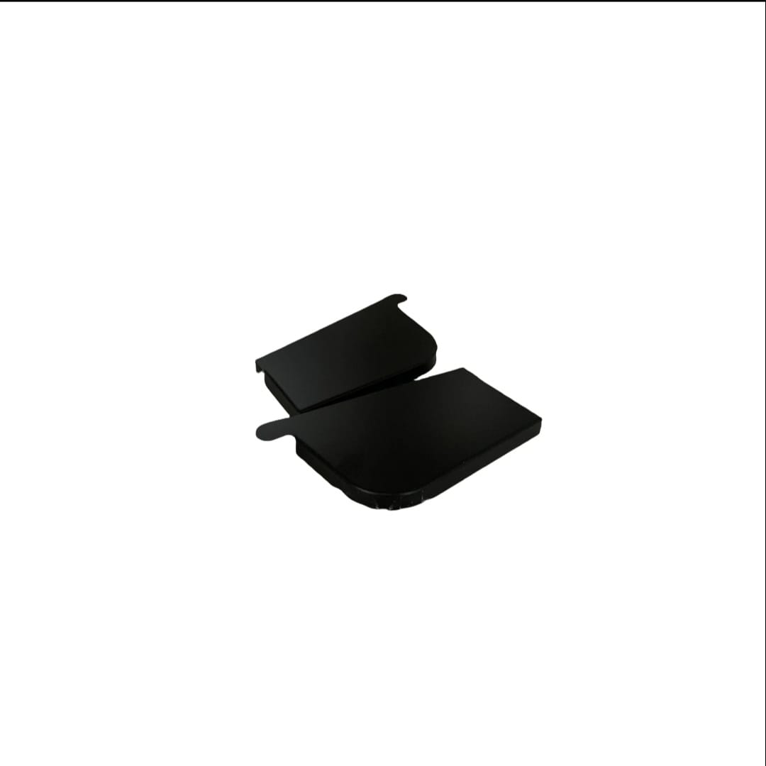 Quad high-front gutter end caps and stop ends
