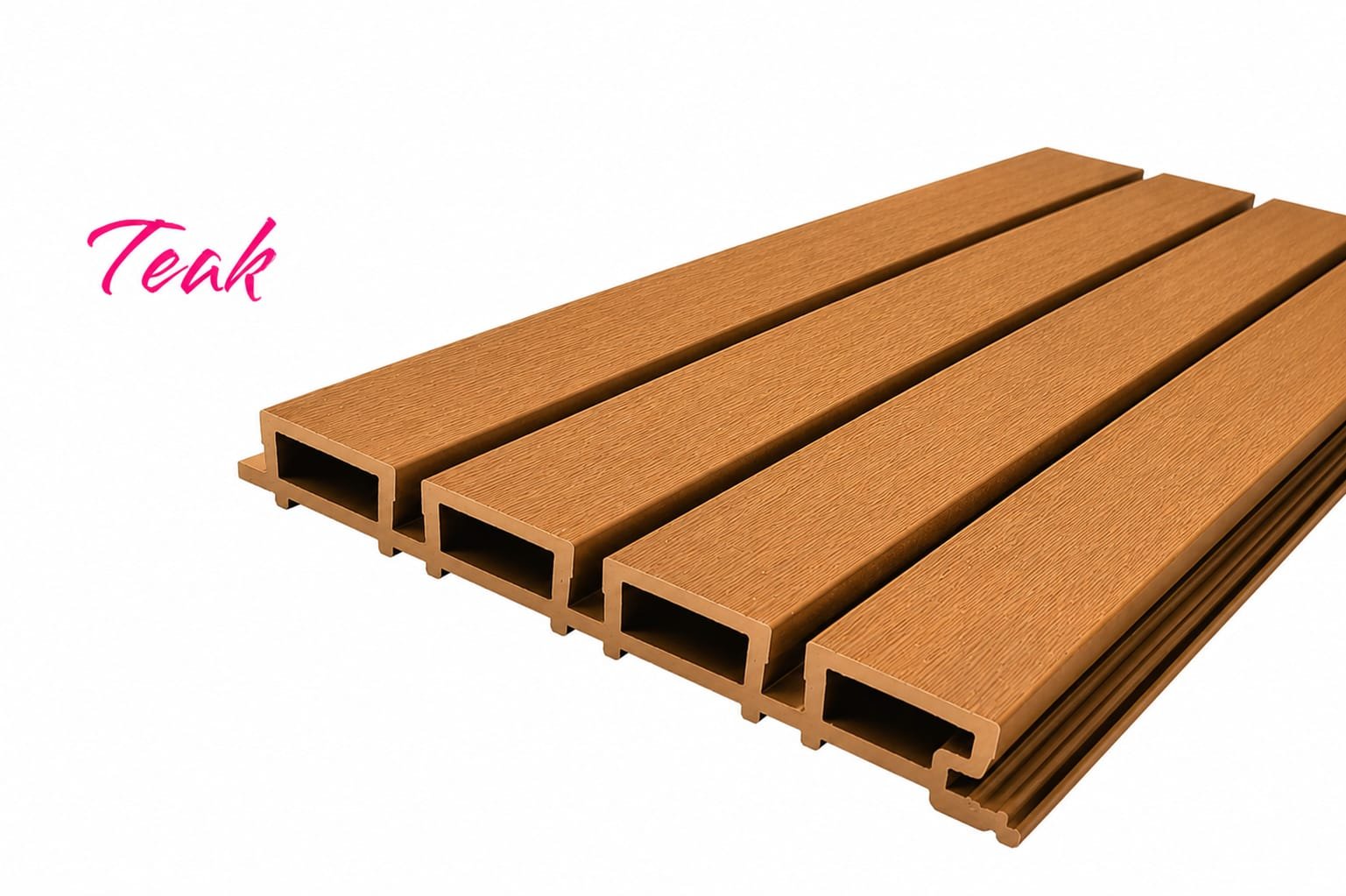 Teak WPC Wall Panel