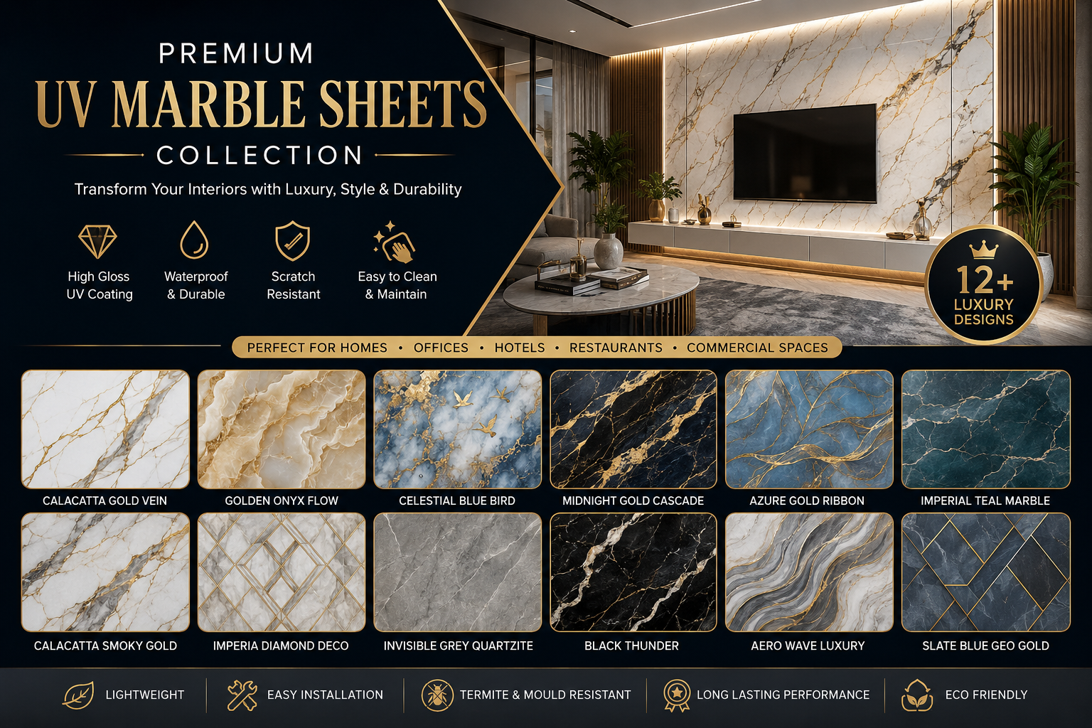 Premium UV Marble Sheets Collection Australia 5 UV Marble Sheets.jpeg 1n