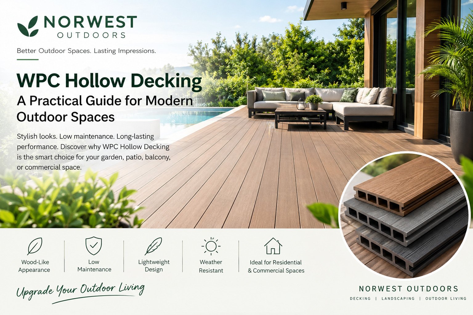 WPC Hollow Decking Guide: Uses, Benefits and Key Facts 6 WPC Hollow Decking