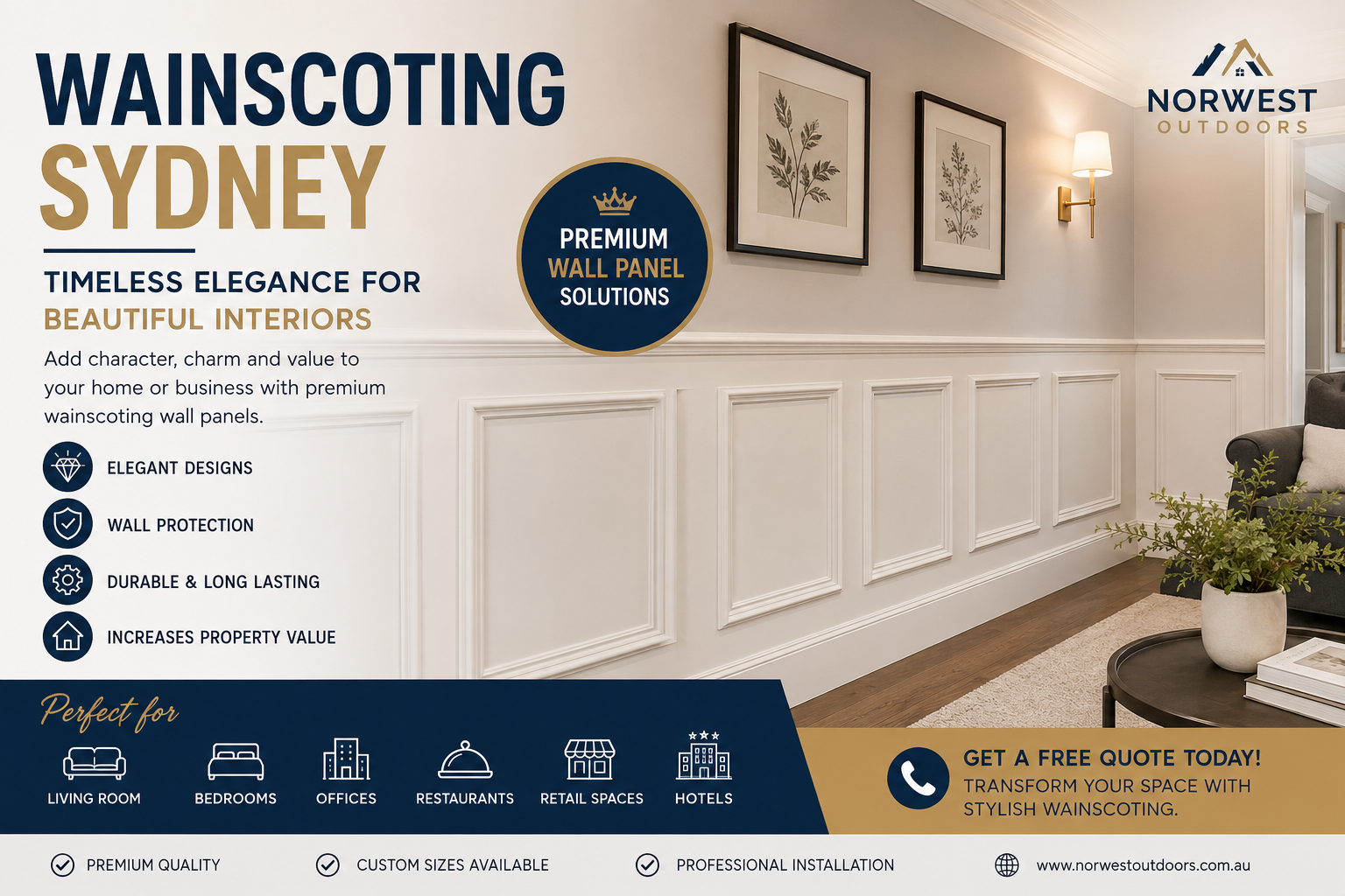 Wainscoting Sydney 3 Wainscoting Sydney 1