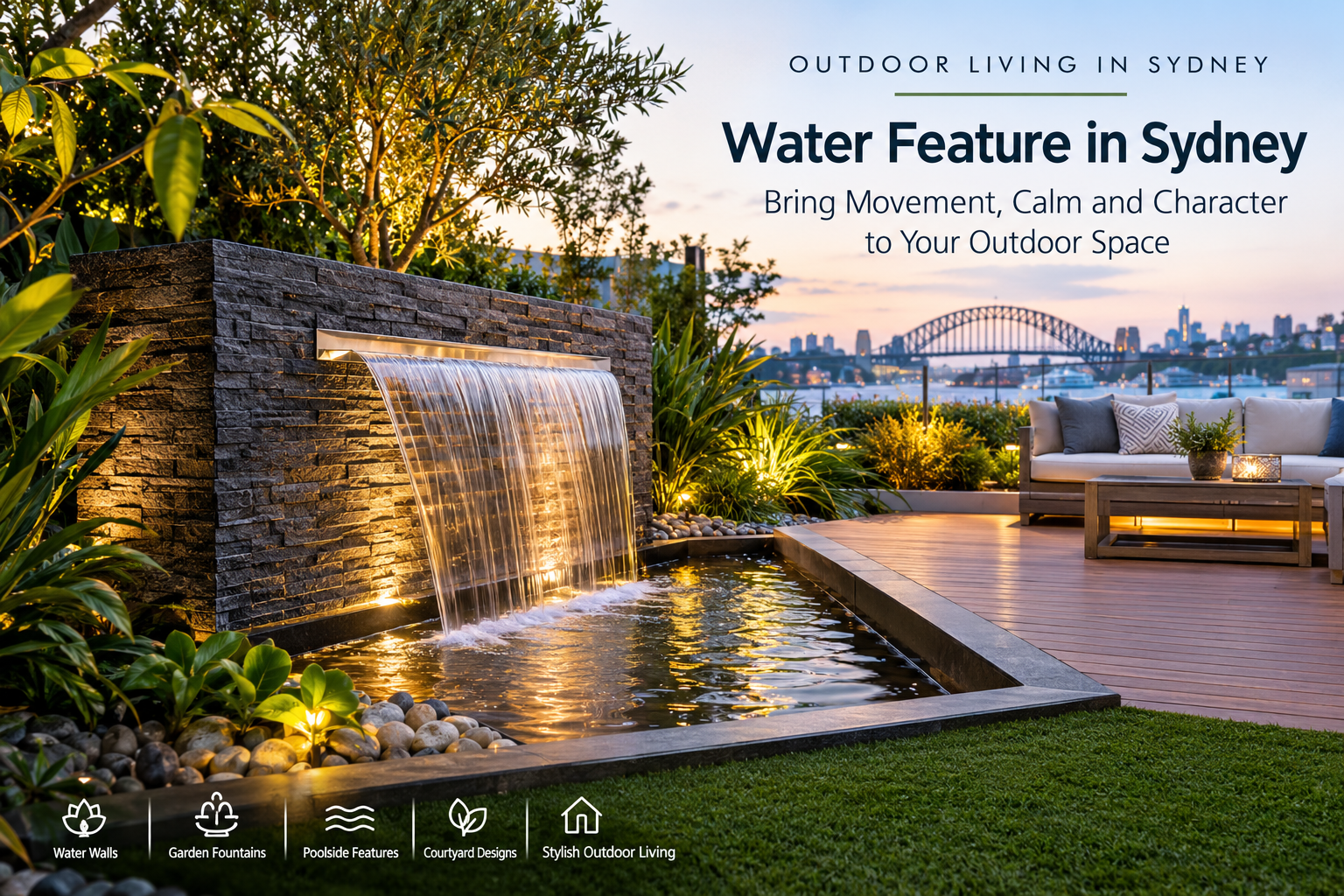 8 Water Feature in Sydney