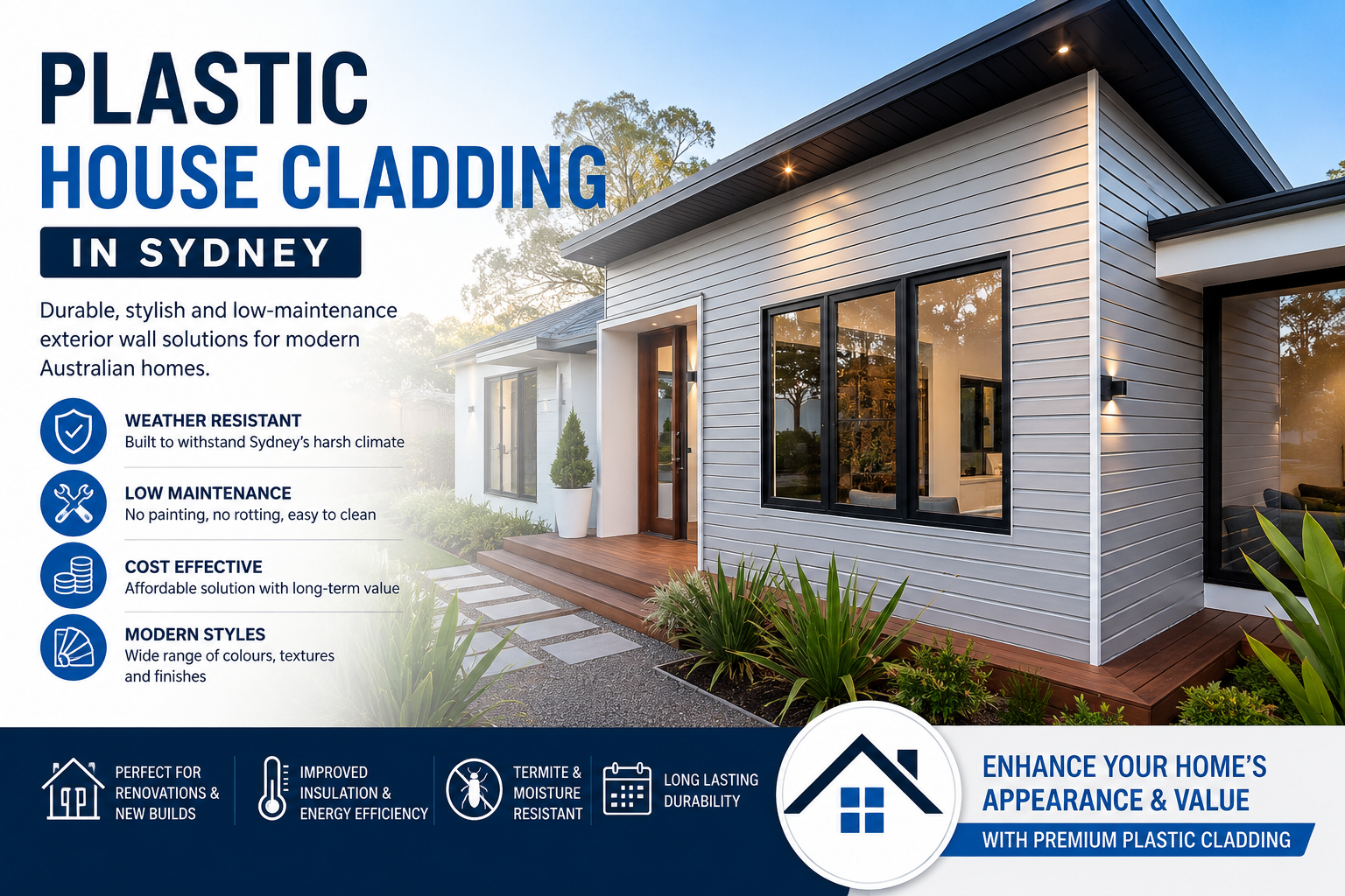 Plastic House Cladding Sydney 4 plastic house cladding Sydney